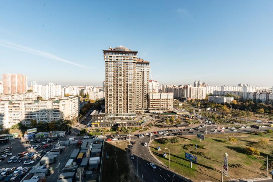 Роскошная 3к квартира 135м2 на набережной. Минская Киев Экстерьер фото